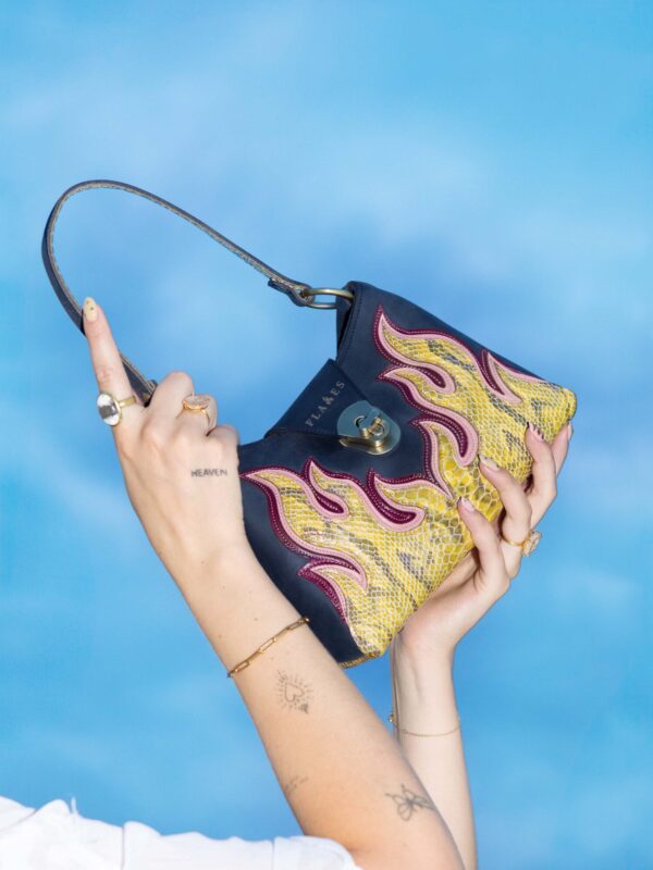 handcrafted leather flame bags The Fierce Flame